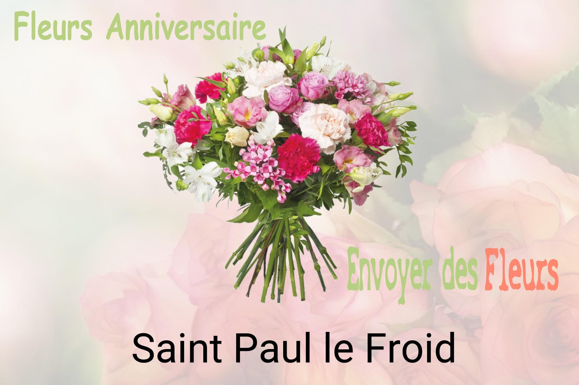 Bouquet de fleurs d’anniversaire livré à Saint-Paul-le-Froid