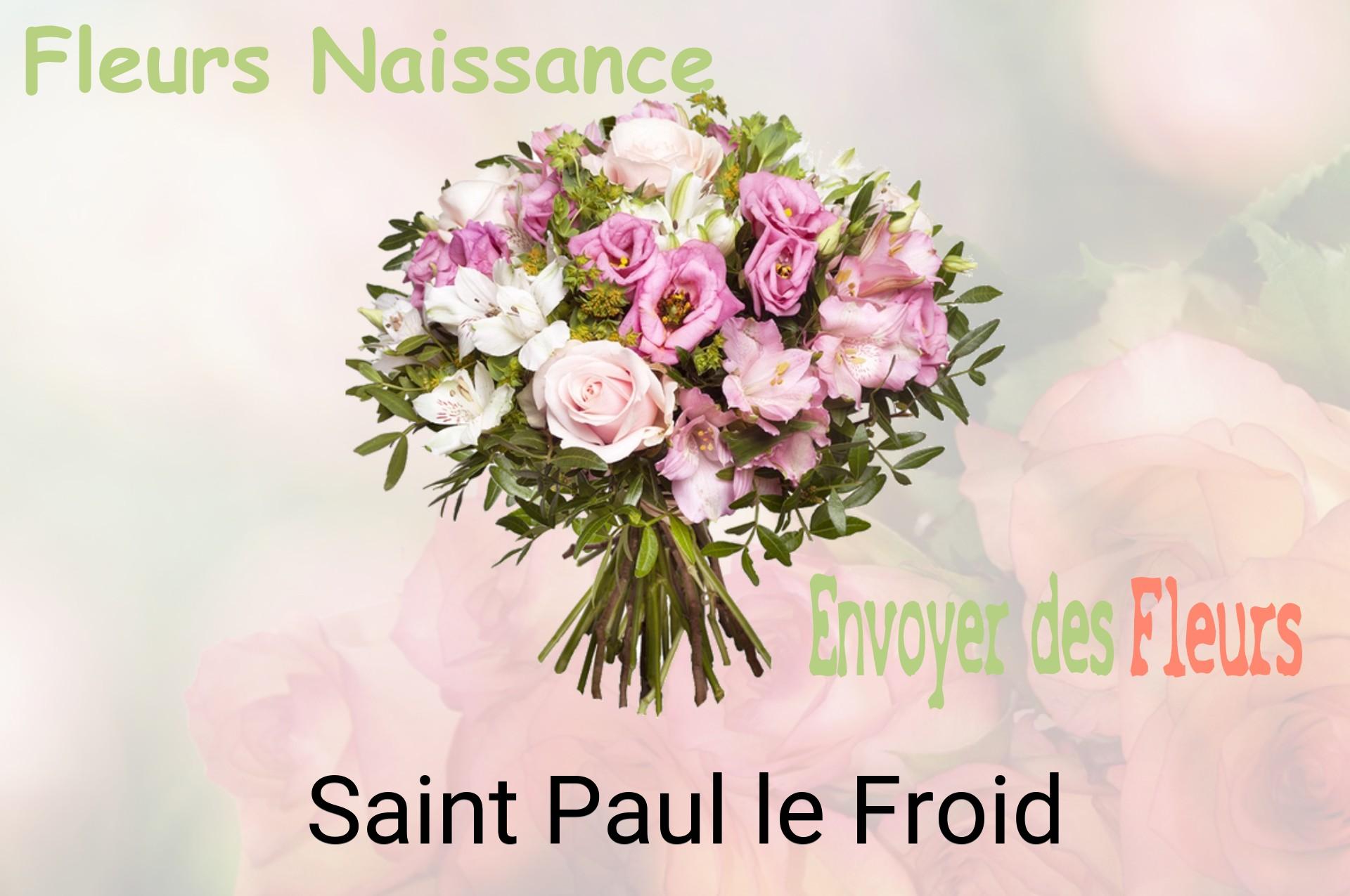 Bouquet de fleurs de naissance livré à Saint-Paul-le-Froid